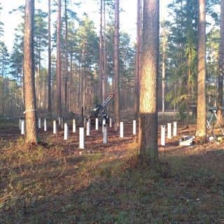 Фундаменты на забивных ЖБ сваях