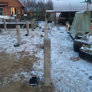 Фундаменты на забивных ЖБ сваях
