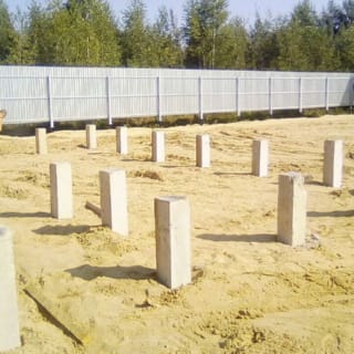 Фундаменты на забивных ЖБ сваях