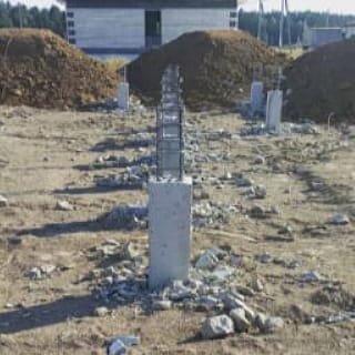 Фундаменты на забивных ЖБ сваях