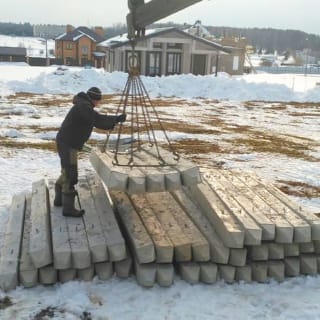 Фундаменты на забивных ЖБ сваях